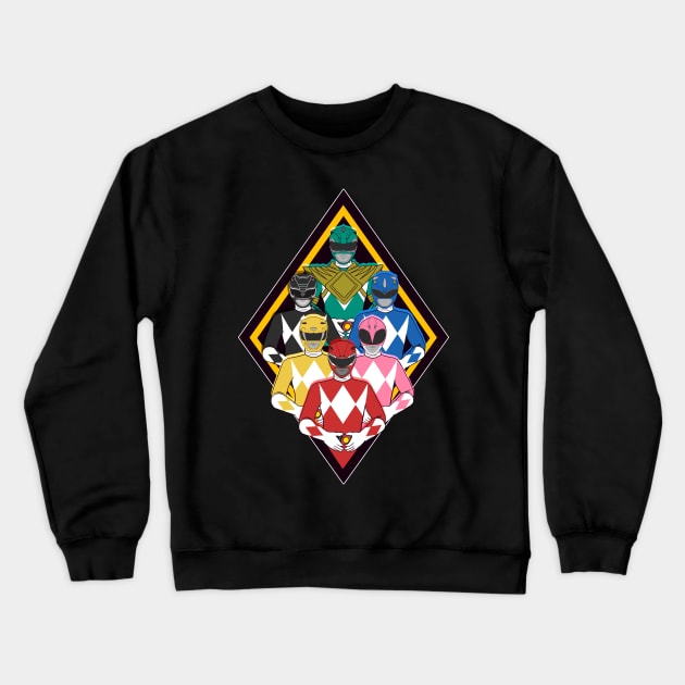 power rangers Crewneck Sweatshirt by ekkimu